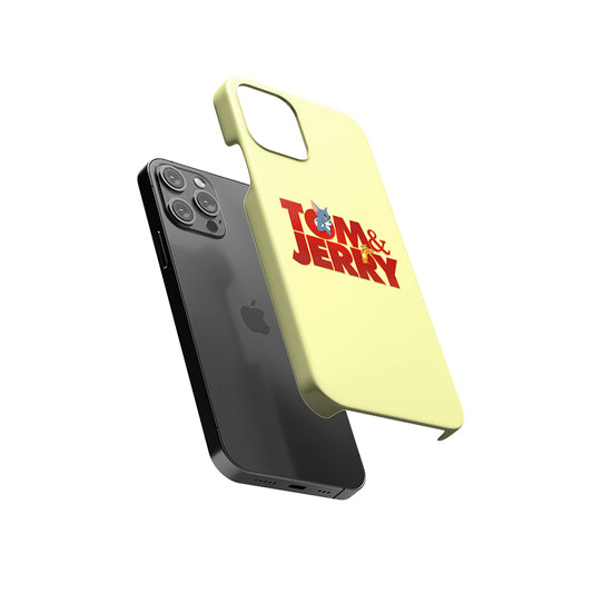 Tom & Jerry Text Slim Hard Case