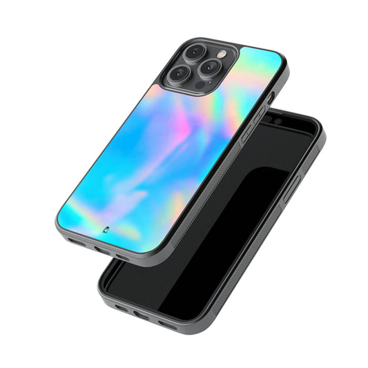 Holographic Gradient Glossy Metal Case