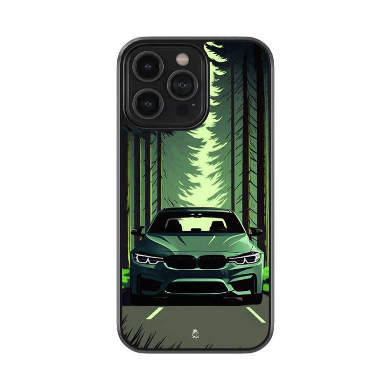 Supercar In Forest Glossy Metal Case