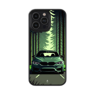 Supercar In Forest Glossy Metal Case