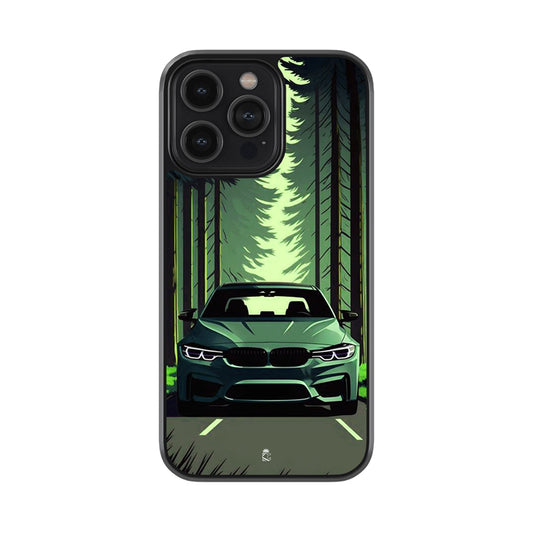 Supercar In Forest Glossy Metal Case