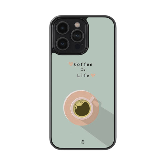 Coffee Is Life Glossy Metal Case