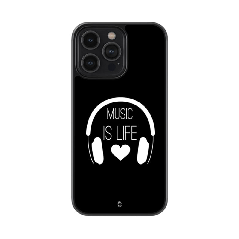 Music is Life Glossy Metal Case