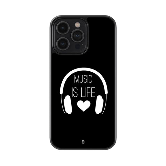 Music is Life Glossy Metal Case