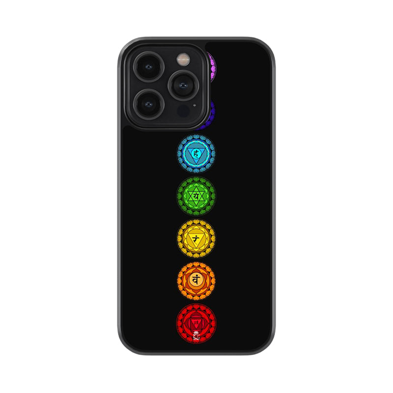 Seven Chakra Glossy Metal Case