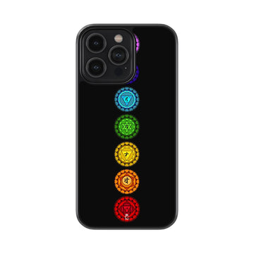 Seven Chakra Glossy Metal Case