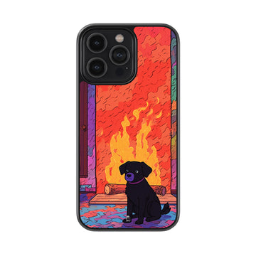 Bro Loves fire Glossy Metal Case