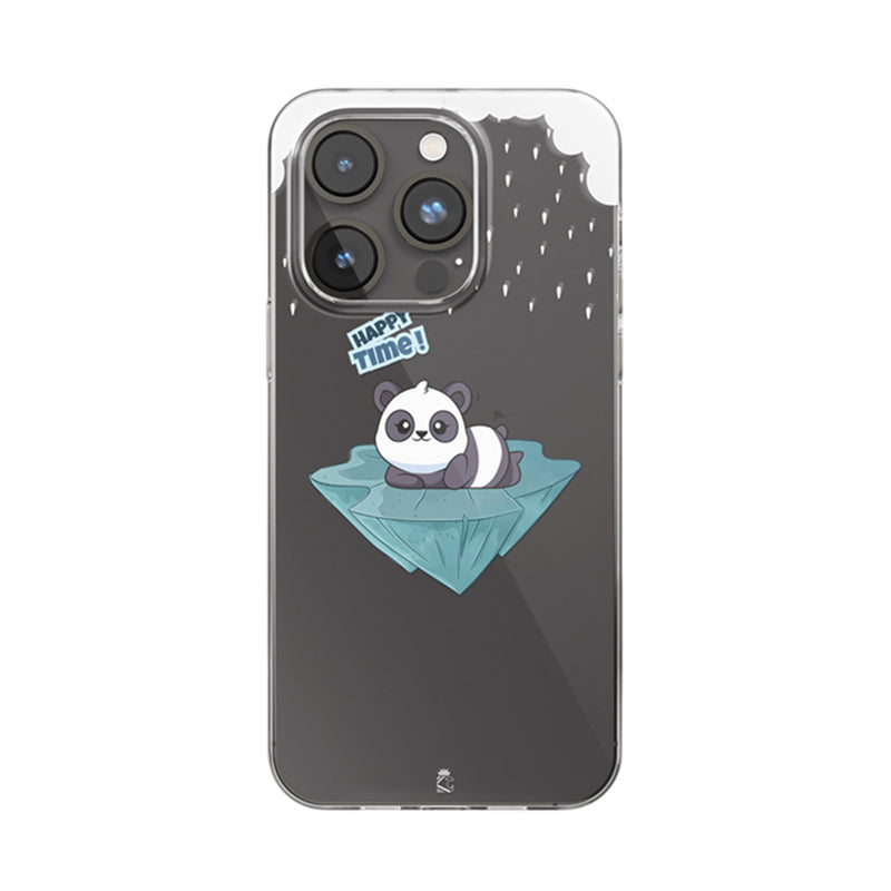 Happy Time Clear Silicone Case
