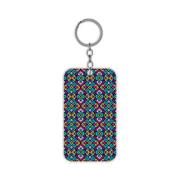 Abstarctive Neons Keychain