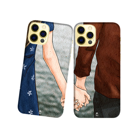 Forever In Your Hands Slim Hard Couple Phone Case