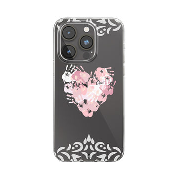 Paw Hearts Clear Silicone Case