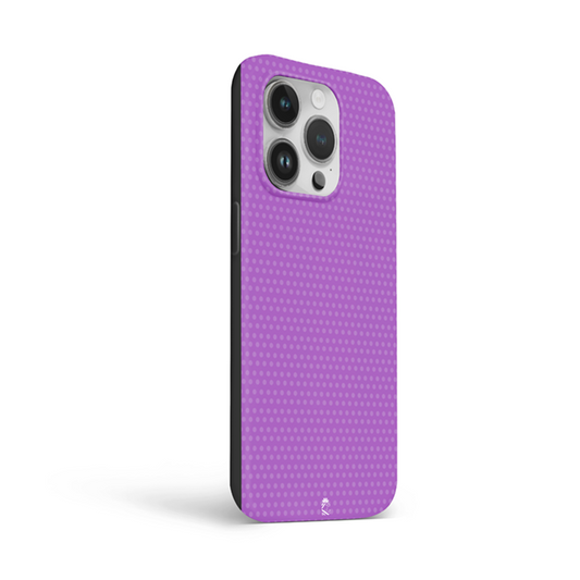 Purple Dots Flexible Soft Silicone Case