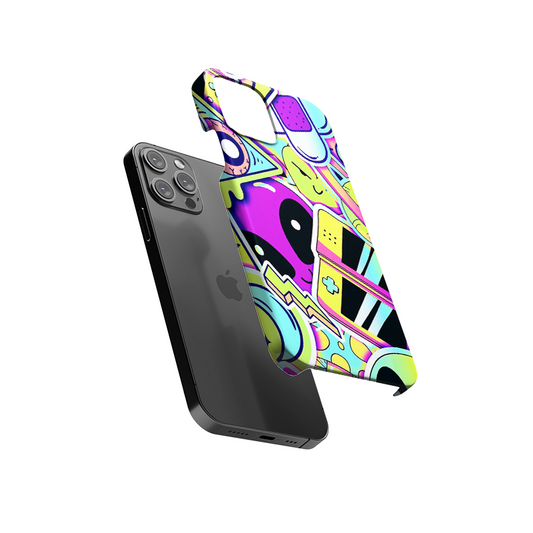 Psychedic Pattern Slim Hard Case