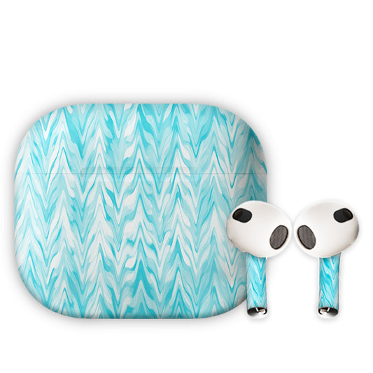 Blue Pastels Earbuds Skin