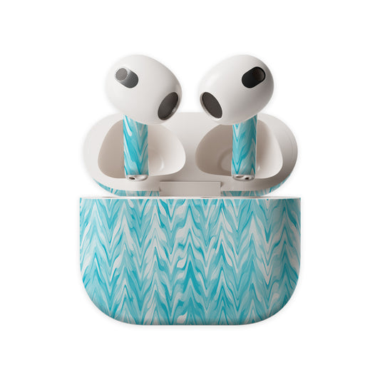 Blue Pastels Earbuds Skin
