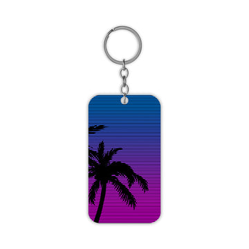 Retro Pink Keychain