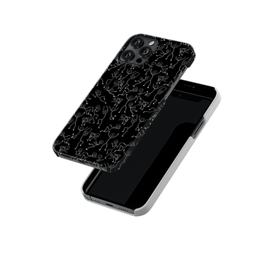 Stick Man Doodle Slim Hard Case