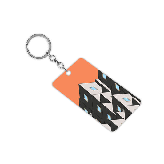 Buildings Keychain