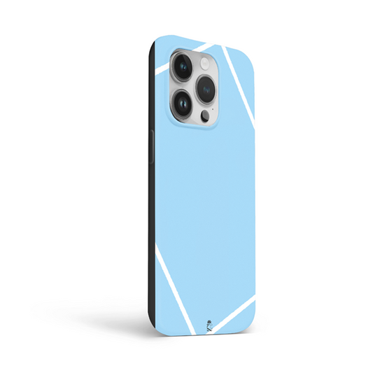Blue Stripe Flexible Soft Silicone Case