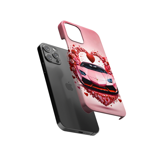 Pink Supercar Slim Hard Case