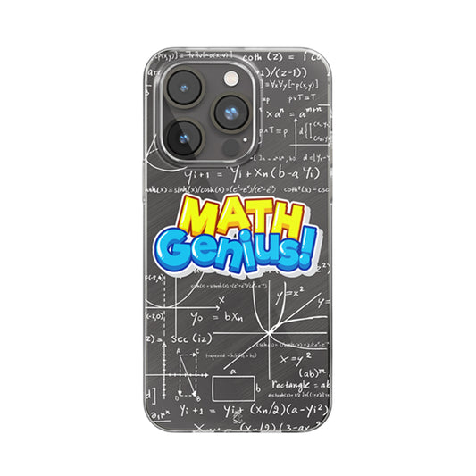 Math Genius Clear Silicone Case