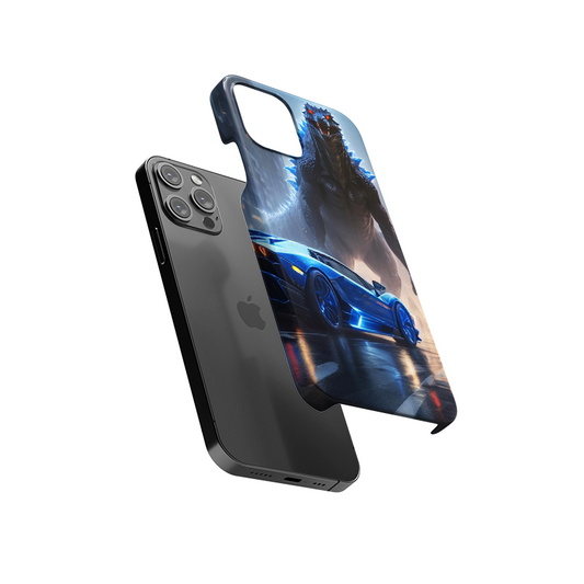 Supercar And Godzilla Slim Hard Case