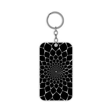 Floral Art Keychain