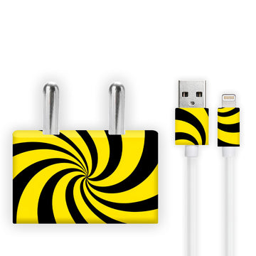 Yellow Spin Wheel Charger Skin
