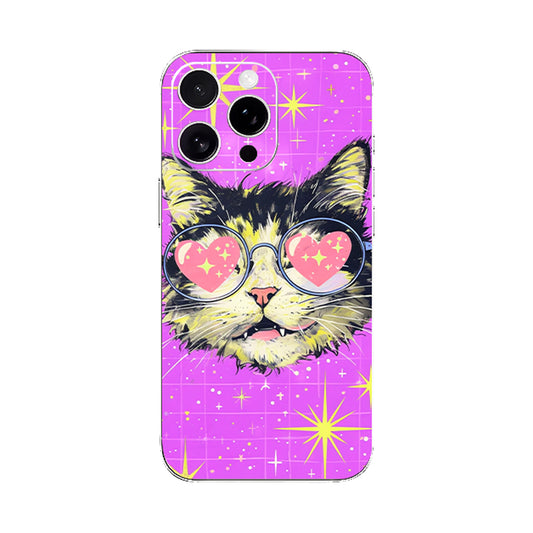 Happy Love Cat Mobile Phone Skin