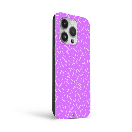 Purple Sprinkles Flexible Soft Silicone Case