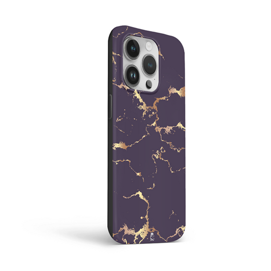 Black & Gold Marble Flexible Soft Silicone Case
