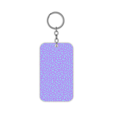 Pink Curls Keychain