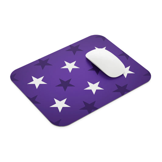 Purple Star Mouse Pad
