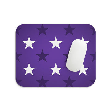 Purple Star Mouse Pad