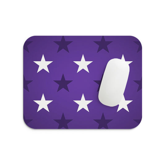 Purple Star Mouse Pad