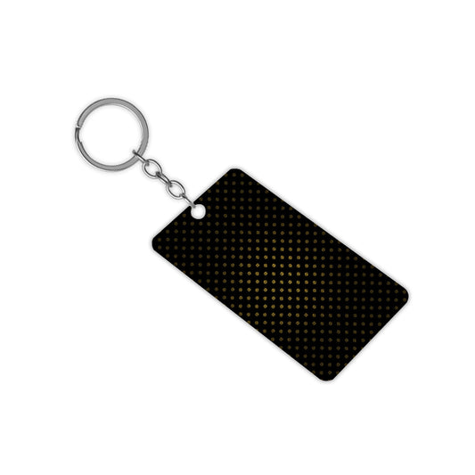 Black polka Dots Keychain