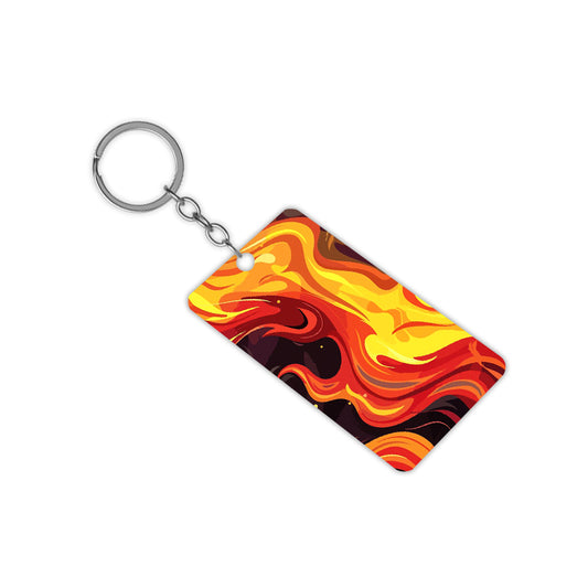 Red Flame Keychain