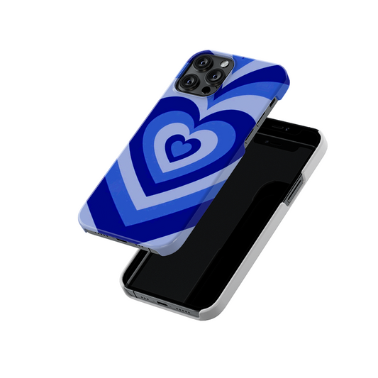 Blue Hearts Slim Hard Case