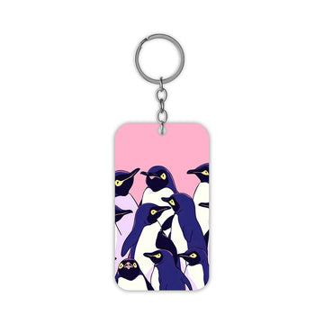 Penguin Family Keychain