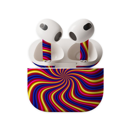 Radial Spin Wheel Earbuds Skin