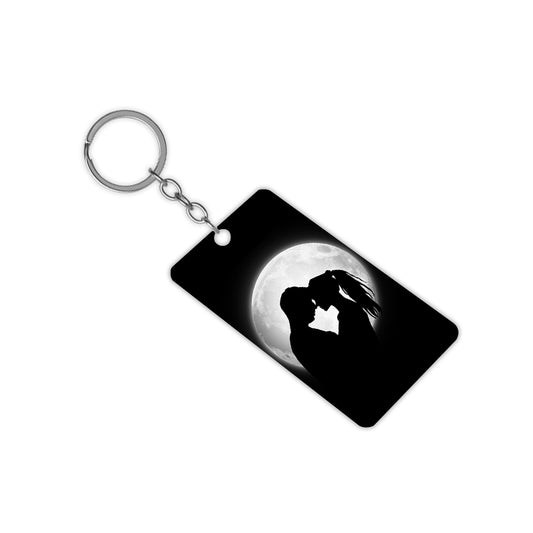 Couple and the Moon Keychain