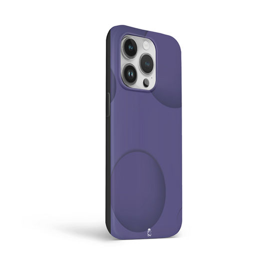 Violet Pattern Flexible Soft Silicone Case