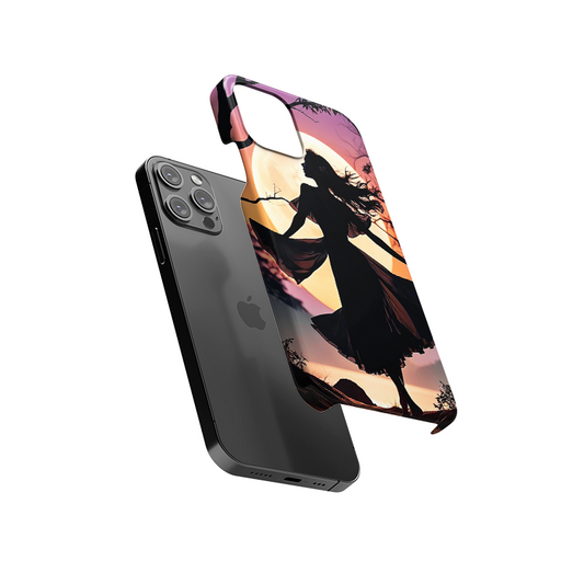 Lady Enjoying Slim Hard Case