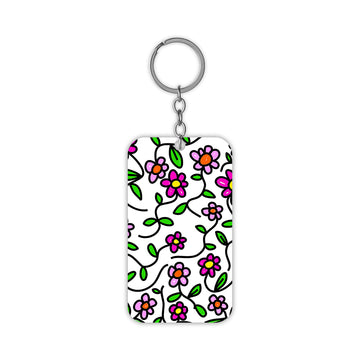 Flower Art Keychain
