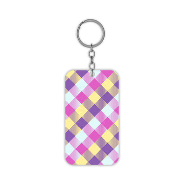 Square Pattern Keychain