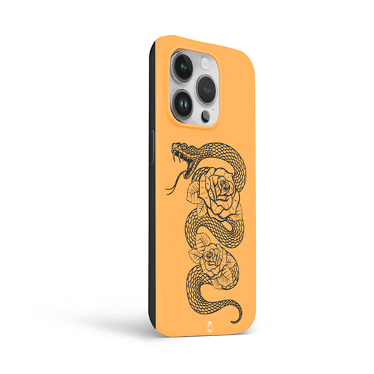 Devil Flower Snake Flexible Soft Silicone Case