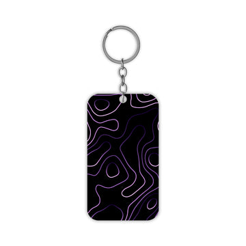 Gradient Topography Keychain