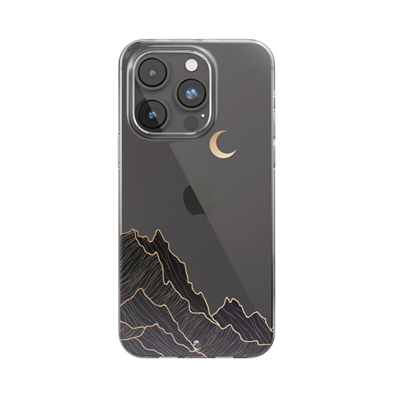 Golden Scape Clear Silicone Case