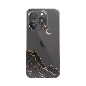 Golden Scape Clear Silicone Case