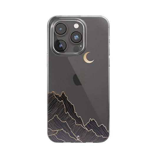 Golden Scape Clear Silicone Case